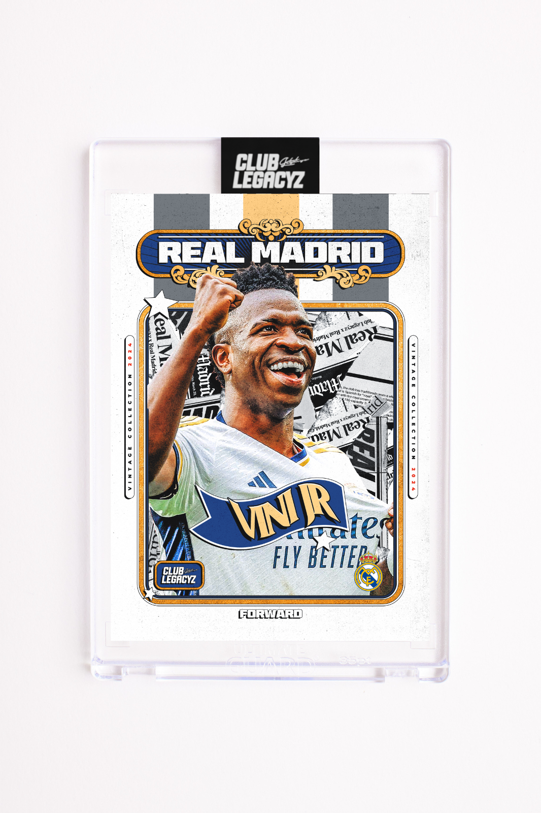 Real Madrid - Pack of 8 Retro Icons limited to 100
