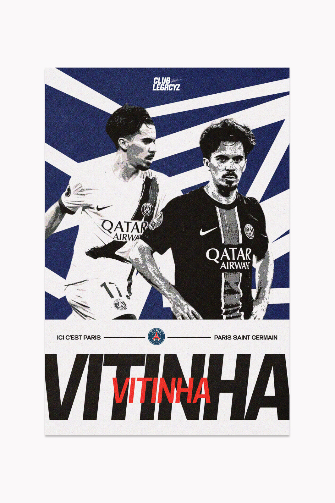 Paris Saint-Germain - Vitinha Metal Poster limited to 100